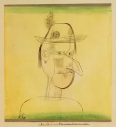 Comic Figure from a Bavarian Folk Play