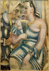 The Painter and His Wife in Carnival Costume