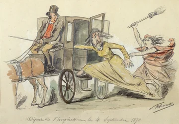 Departure of Empress Eugenie, September 4