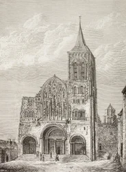 Abbey Church of the Magdelene, Vezelay, France