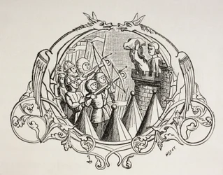 Assault on a Fortified Place (after a thirteenth century miniature)