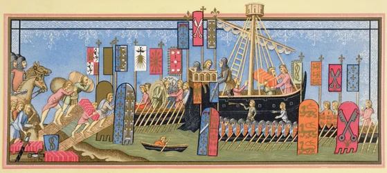Knights of the Holy Ghost Embarking for the Crusades
