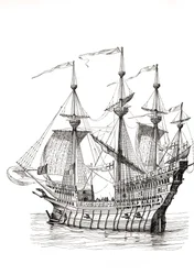 Man-of-War Carrying King Henry VIII to France in 1520 (after a drawing by Holbein)