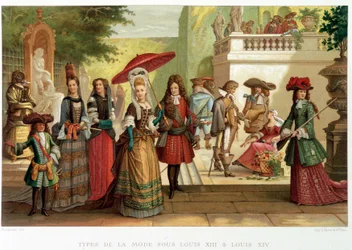 Types of Fashion under Louis XIII and Louis XIV - in 