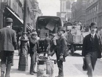 Sherbet or Water Seller in Cheapside, 1893