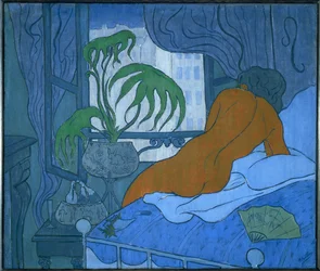 The Blue Room, or Nude with Fan. 1891