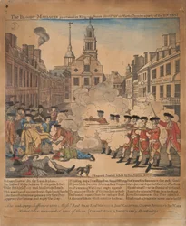 The Bloody Massacre Perpetrated in King-Street Boston on March 5th 1770 by a Party of the 29th Regiment