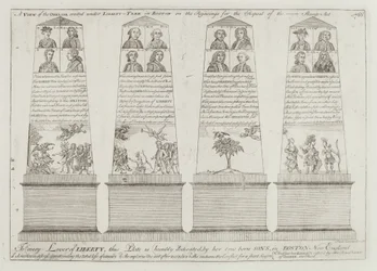 The Obelisk under the Liberty Tree, Boston