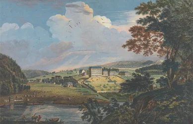 A View of Bethlehem, the Great Moravian Settlement in the Province of Pennsylvania