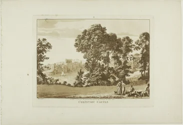 Chepstow Castle, plate four from Twelve Views in Wales