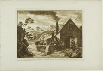 The Iron Forge between Dolgelli and Barmouth in Merioneth Shire