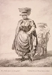Two Oyster Sellers, Cries of London