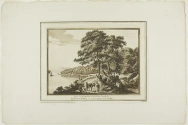 View Up Neath River from the House at Briton Ferry in Glamorgan Shire, from Twelve Views in Aquatinta from Drawings taken on the Spot in South Wales