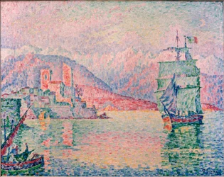 Harbor of Antibes in Evening Light