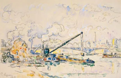 The Mirabeau Bridge. The Sand Heap