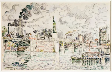 The Grenelle Bridge in 1927