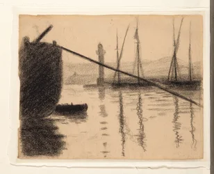 Saint-Tropez, the Pier Seen from the Shipyard