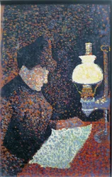 Woman Under the Lamp