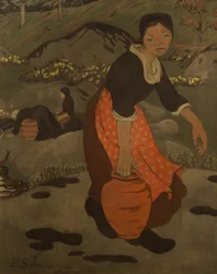 Young Breton Woman with Jug
