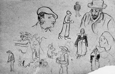 Paul Serusier: Sketches (detail)