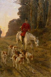 A Huntsman with his Hounds