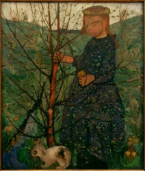 Child with Rabbit