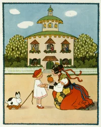 In Rome Stands a Bell House, Three Beautiful Maidens Look Out