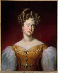 Portrait of Marie Caroline, Princess of Bourbon - Sicily and Duchess of Berry (1798-1870)