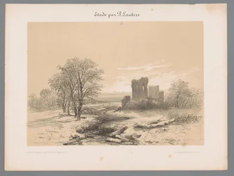 Landscape with Ruin (Studies by Paulus Lauters)