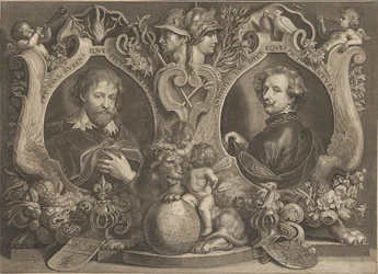 Paulus Pontius - Antonius Van Dyck Eques and Peter Paul Rubens Eques