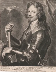 Serenissmus Prince Franciscus Thomas of Savoy, Prince of Carignano, etc. Armor and Army