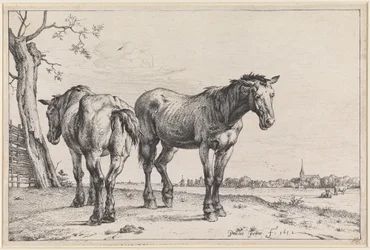 Two Plough Horses
