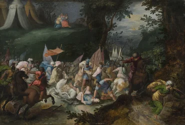 Battle between the Israelites and the Amalekites