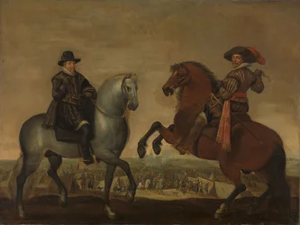 Princes Maurits and Frederik Hendrik on Horseback, c.1630-1635
