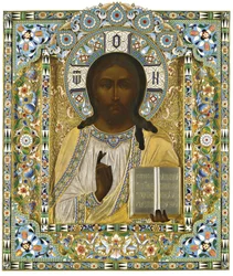 Christ Pantocrator on the Occasion of the Miraculous Rescue during the Imperial Train