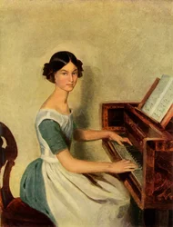 Portrait of Nadezhda Petrovna Zhdanovichova, 1849