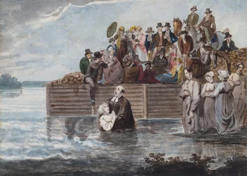 A Philadelphia Anabaptist Immersion during a Storm