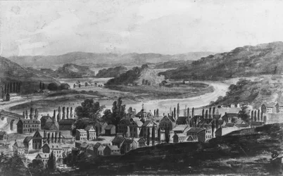 A Town on the Mohawk River in Central New York State