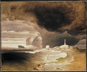Lighthouse on the Norwegian Coast