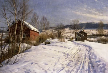 A Winter Landscape, Lillehammer
