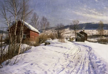 A Winter Landscape, Lillehammer
