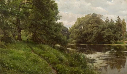 P. Mönsted, Summer Day by the Water