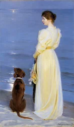 Summer Evening at Skagen. The Artist