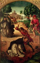 Assassination of Saint Peter of Verona, late 15th century