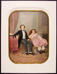 Antonio and Amelia del Valle y Serrano as children