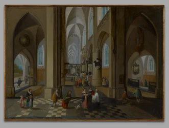Interior of a Gothic Church