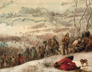 Siege of Aire on the Lily (Aire-sur-la-Lys in the Department of North Pas de Calais) by the Spanish Armed in 1641 (Detail)