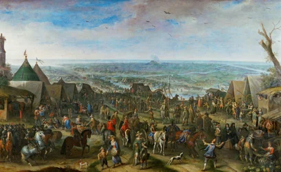 Soldiers in a camp
