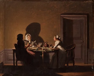 Reading by Candlelight by Pehr Hillestroem