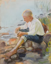 Boy on the Shore